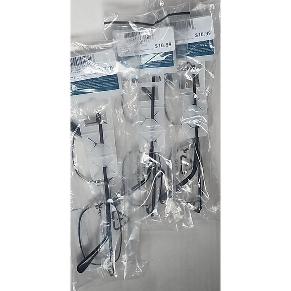 3 Pairs ESSENTIALS by Foster Grant Mens Reading Glasses " JACOB GUN " gunmetal - Picture 8 of 8